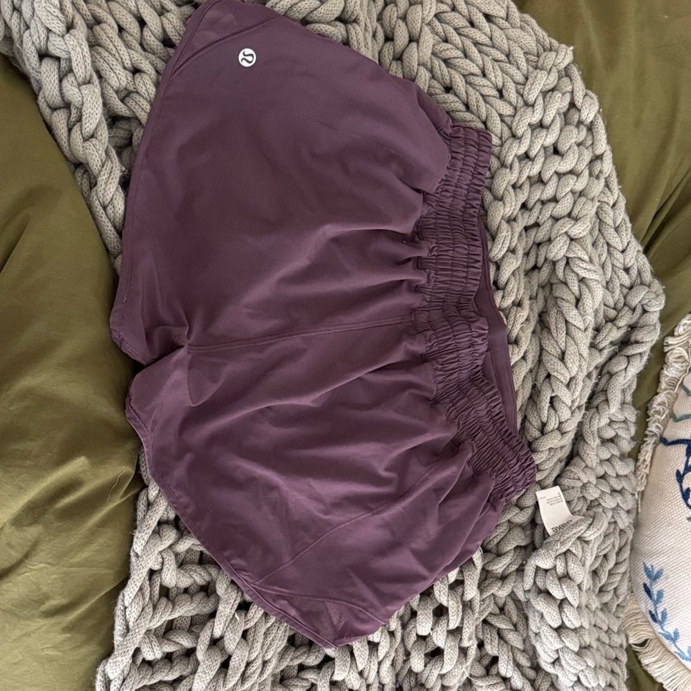 Lululemon Dark Purple Running Shorts
